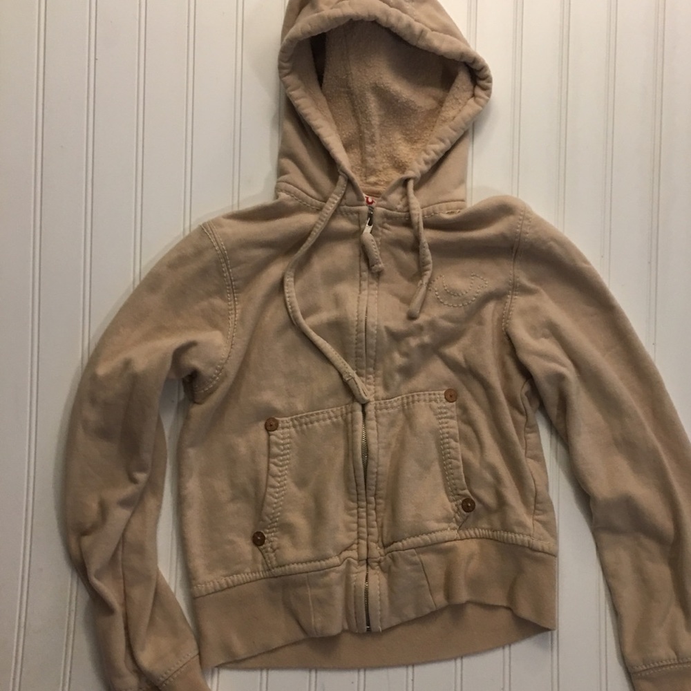 TRUE RELIGION Tan Hoodie